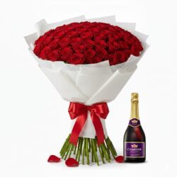 Valentine's Day Roses Peponi Road, Red roses Peponi road, Valentine delivery Peponi Road, Valentine's day gifts Peponi Road, Romantic roses & wine gift