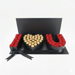 Valentine flowers Fourways Junction, Luxury i love you rose box , Romantic flower box delivery,Romantic rose arrangements Fourways, Heart rose box near Fourways